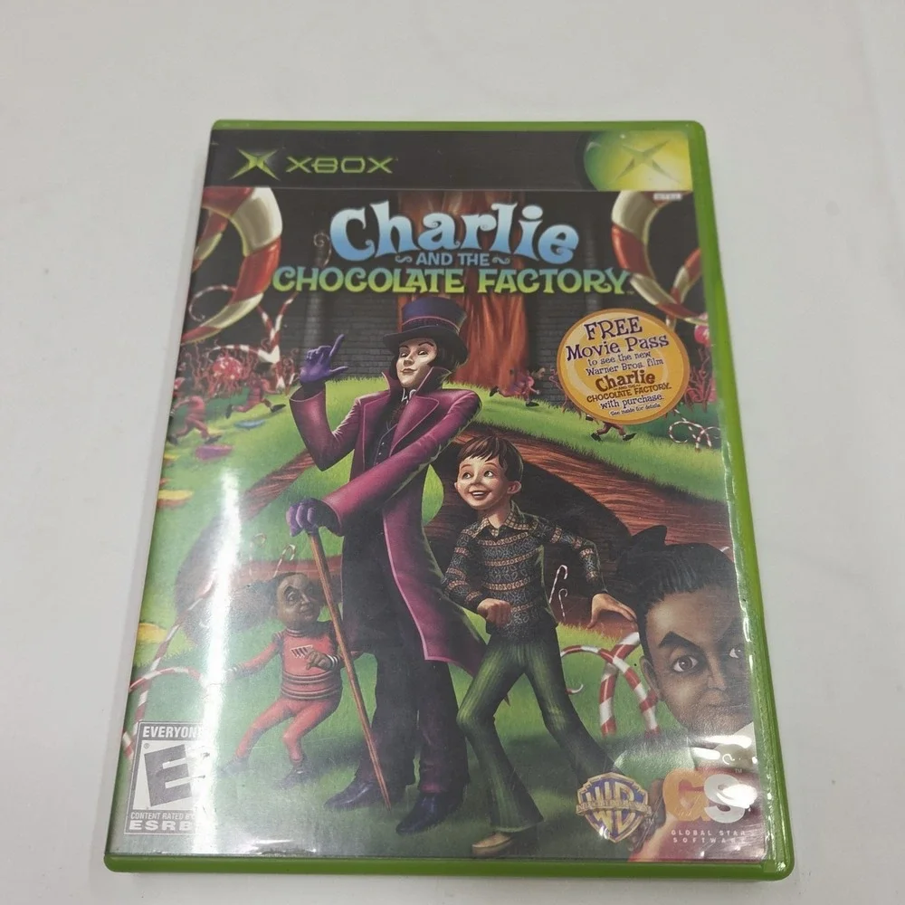 Charlie and the Chocolate Factory Microsoft Xbox Original Game Complete CIB CIB